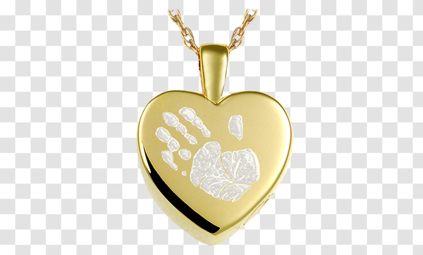 Locket Petite Size Charms & Pendants Necklace Bracelet - Handprint Heart Transparent PNG