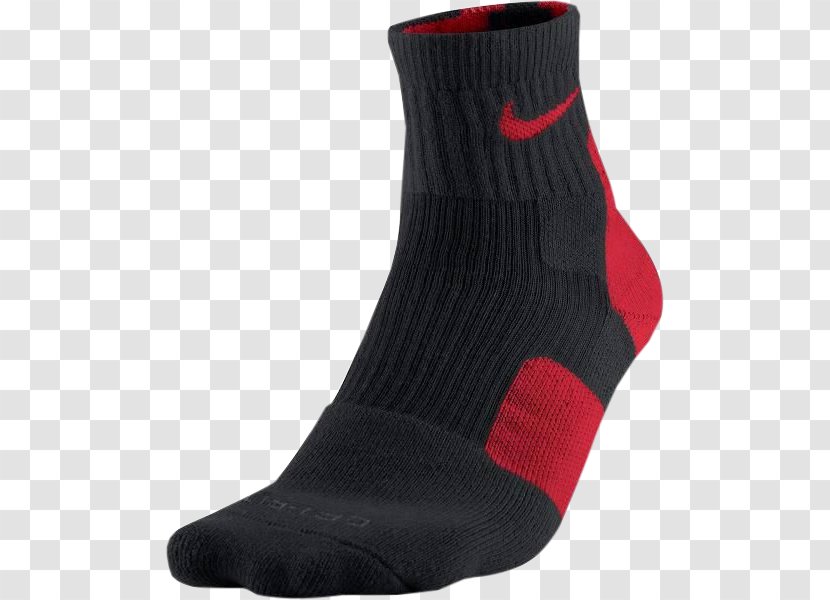 Sock Shoe Black M - Nike Socks Transparent PNG