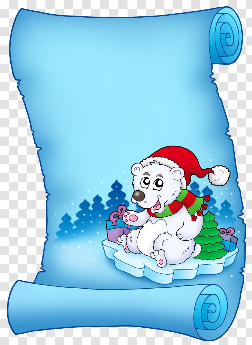Polar Bear Santa Claus Giant Panda Clip Art - Fictional Character - Snowman In Winter Transparent PNG
