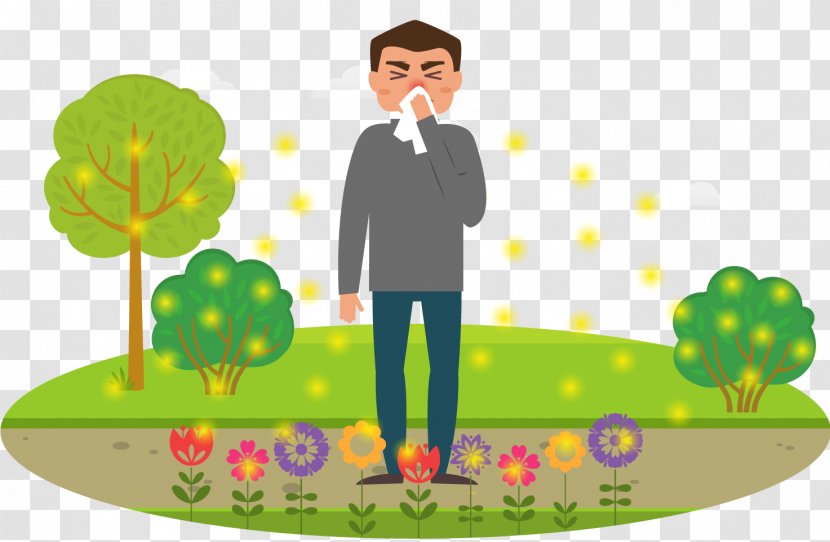 Clip Art Hay Fever Allergy Rhinorrhea - Cartoon Transparent PNG