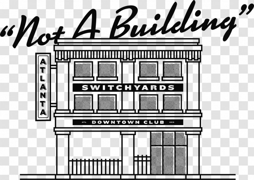 Switchyards Downtown Club Building House Architecture Renting - Facade - Atlanta Transparent PNG