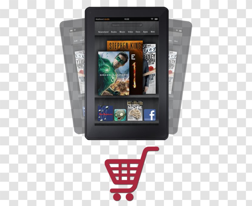 Amazon.com Kindle Fire HD Paperwhite E-Readers HDX - Ereaders - Pixel Density Transparent PNG