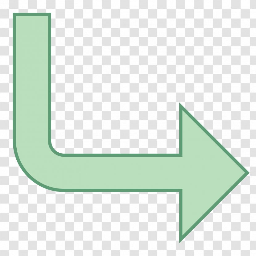 Line Angle Green - Rectangle - Excel Icon Transparent PNG