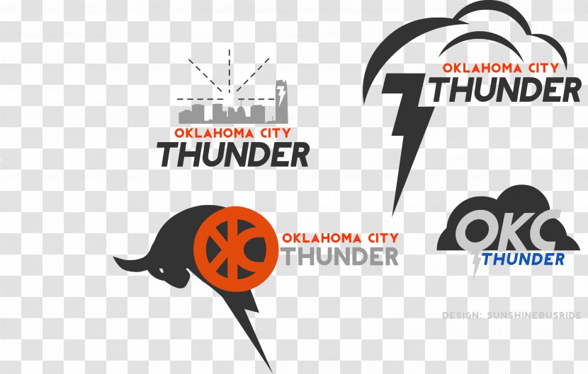 Oklahoma City Thunder Logo Idea Symbol - Diagram - Bison Transparent PNG