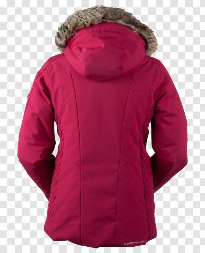 Jacket Hood Beslist.nl .de Clothing - Red - Fake Fur Transparent PNG
