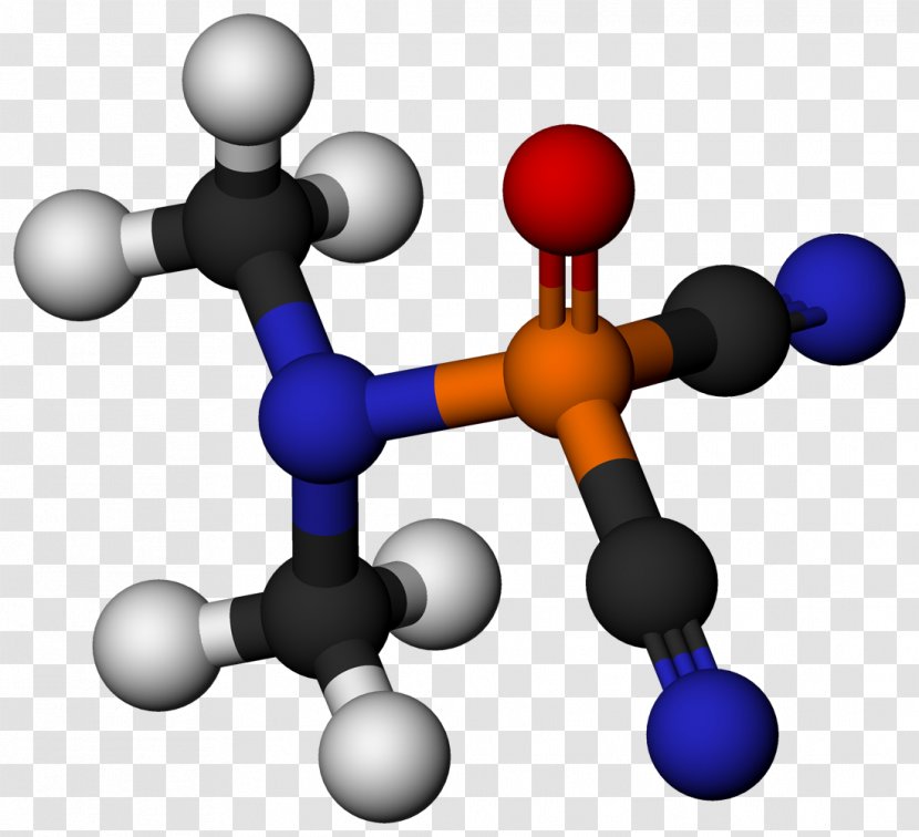 Nerve Agent Tabun Chemistry Gas Molecule - Cyanide Transparent PNG
