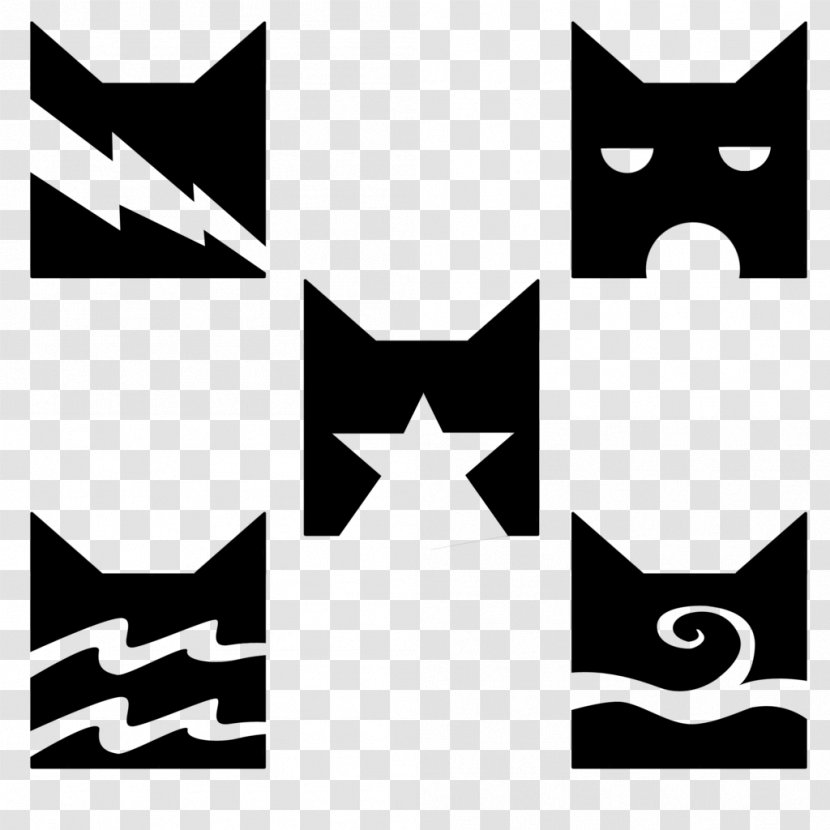 Warriors SkyClan's Destiny Symbol Erin Hunter - Monochrome Photography Transparent PNG