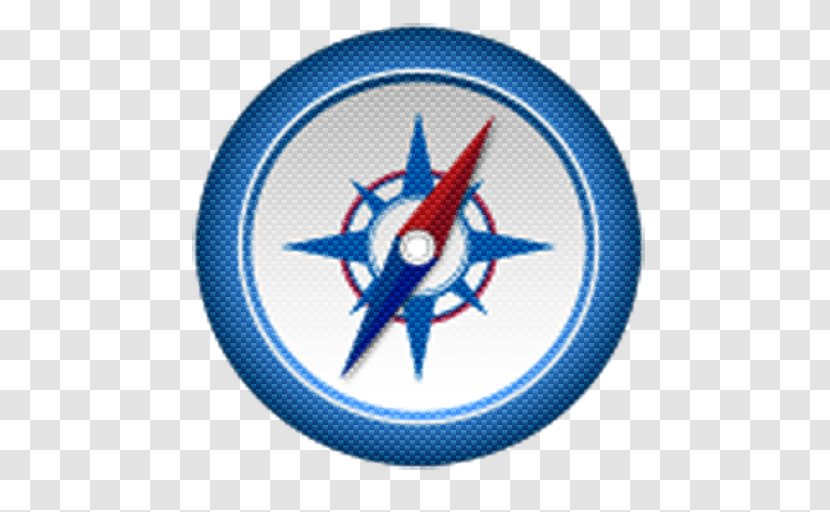 Compass Logo Quiz Android North - Electric Blue Transparent PNG
