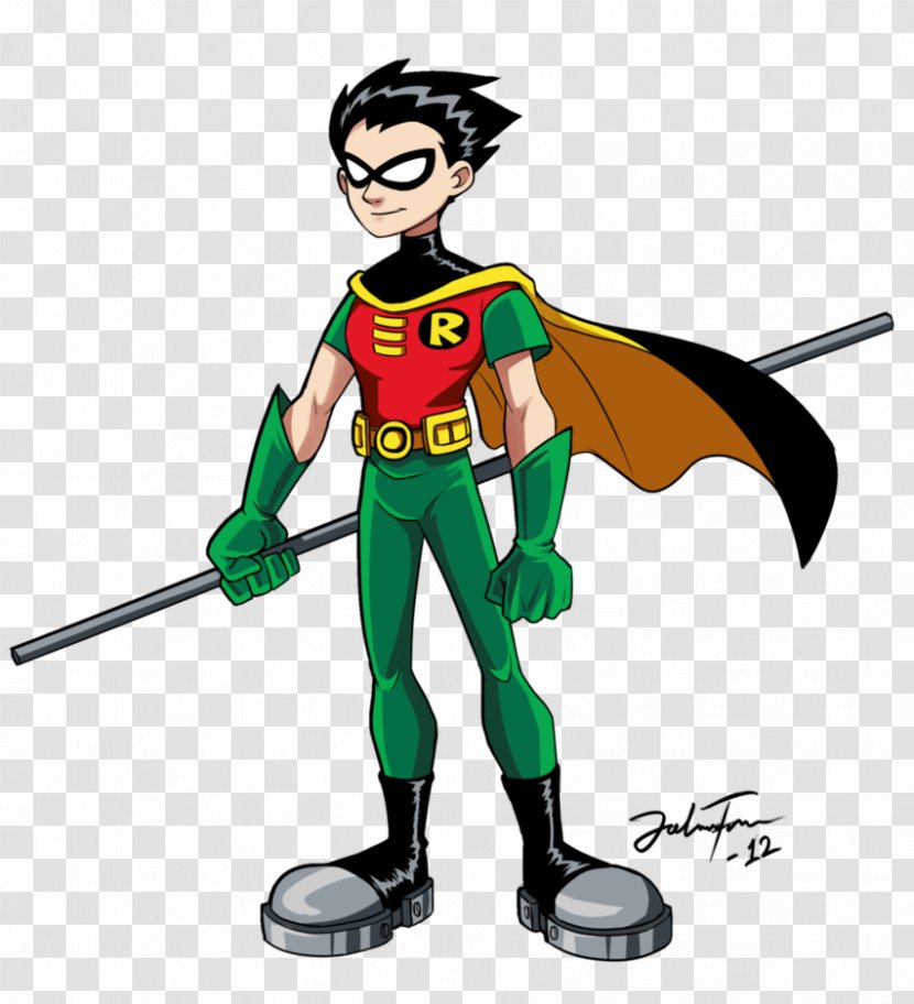 Robin Batman Nightwing Superhero - Teen Titans Clipart Transparent PNG