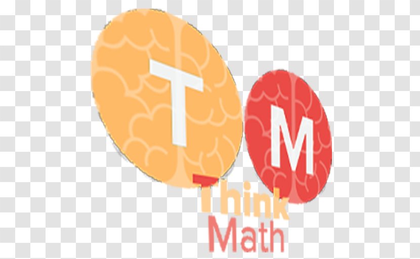 Logo Brand Product Design Font - Peach - Math Thinking Games Transparent PNG