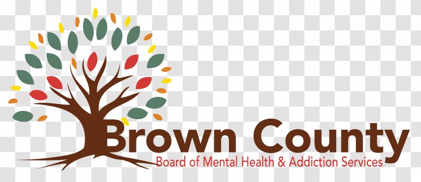 Logo Brown County Mental Health And Addiction Services Board Graphic Design Organization Brand - Tree Transparent PNG