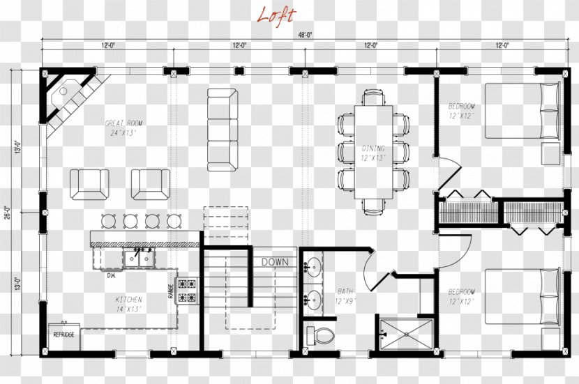 Floor Plan House Storey Architecture Transparent PNG