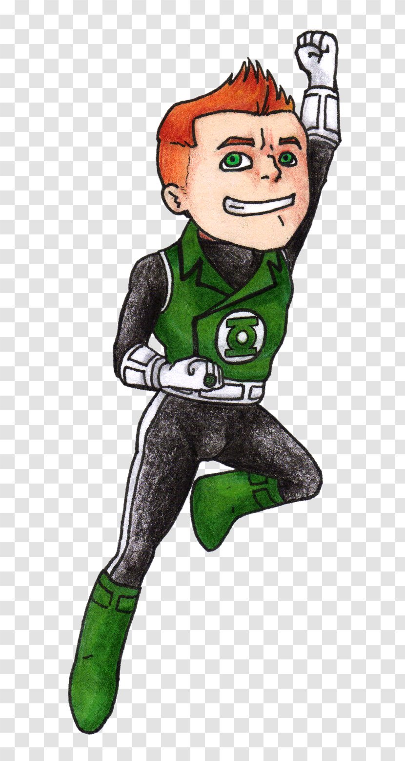 Young Justice Guy Gardner Drawing Wally West - Fiction Transparent PNG