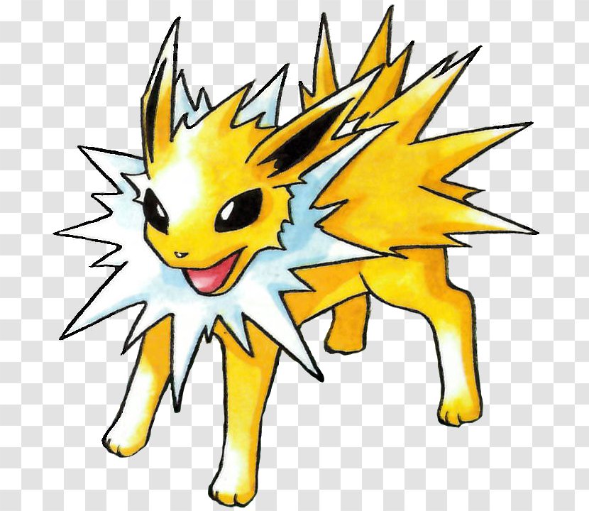 Pokémon Red And Blue Game Boy Jolteon - Tail - Dog Like Mammal Transparent PNG