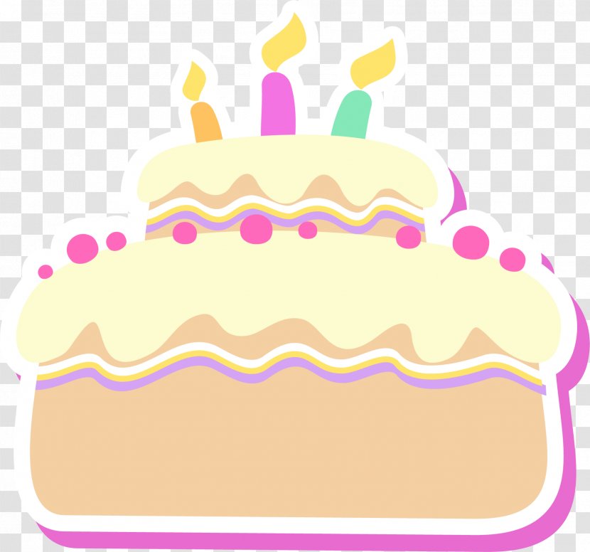 Tart Birthday Cake Drawing - Cartoon Gourmet Transparent PNG