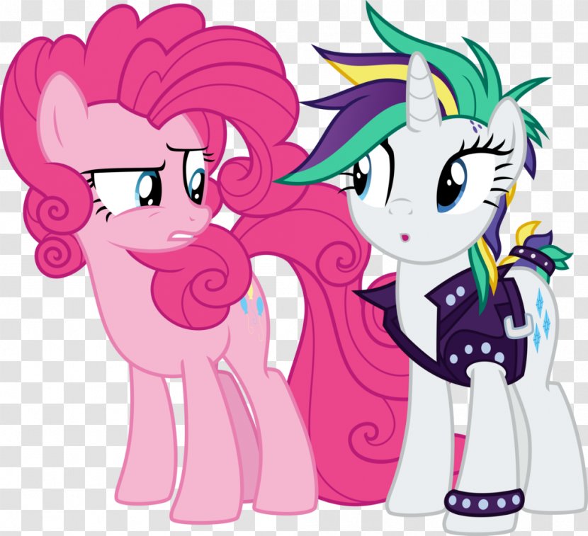 Pony Rarity Pinkie Pie Rainbow Dash Applejack - Watercolor - Punk Transparent PNG