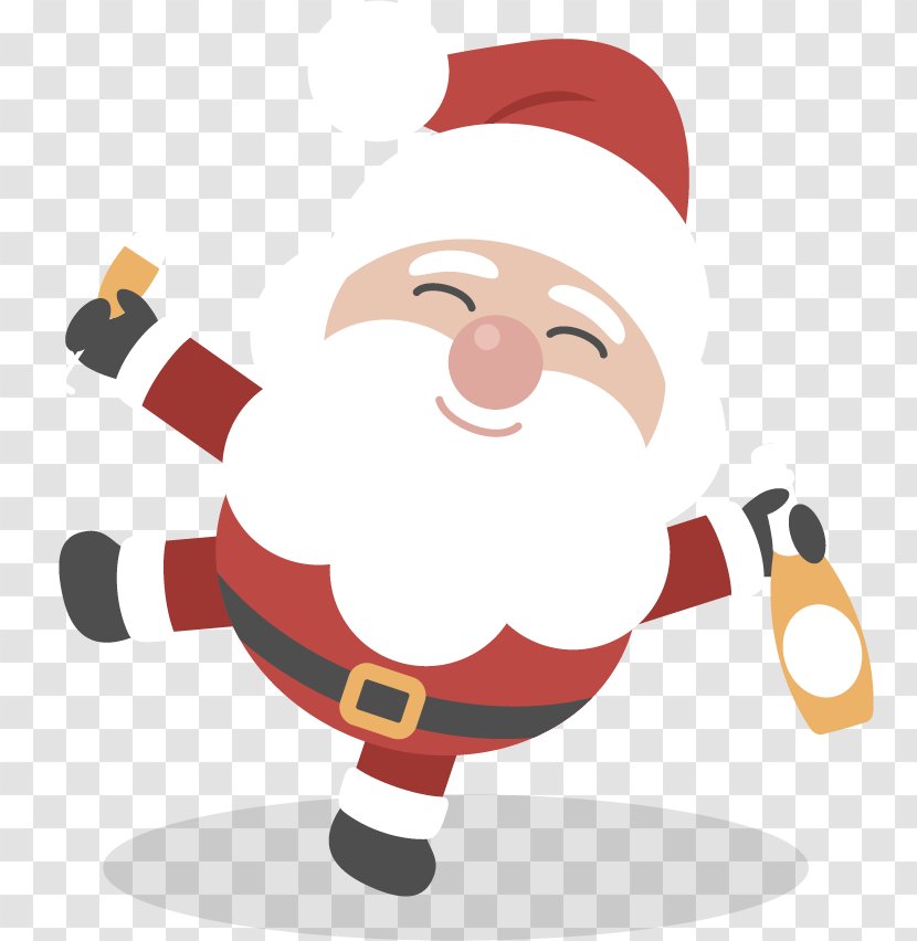 Santa Claus Clip Art Vector Graphics Christmas Day Image - Ornament - Drunk Transparent PNG