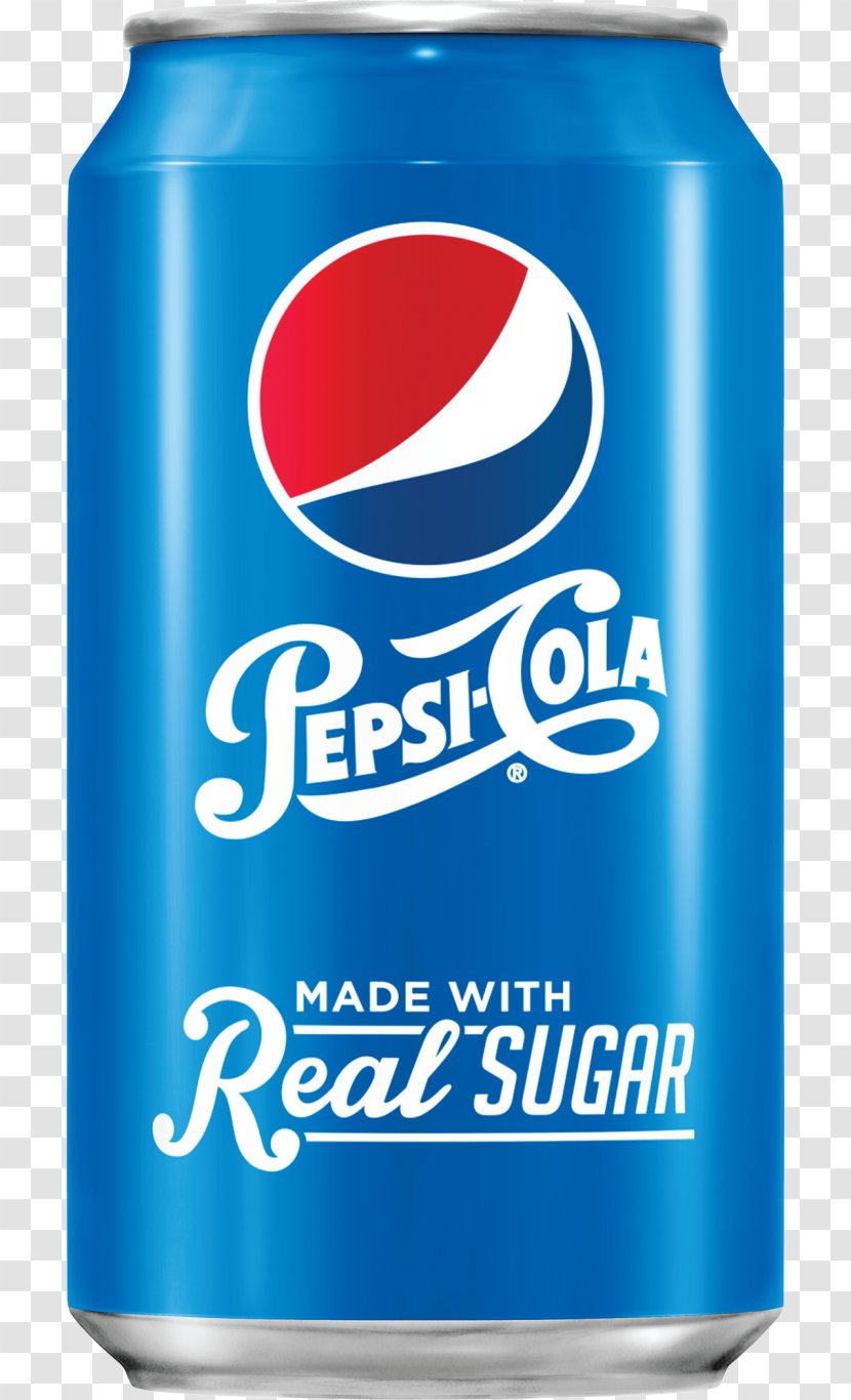 Fizzy Drinks Pepsi-Cola Made With Real Sugar Water - Pepsi Transparent PNG