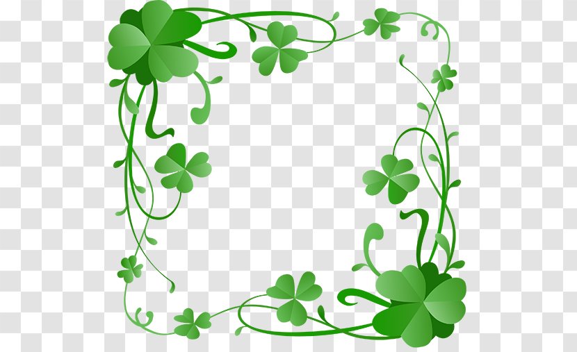 Saint Patrick's Day Clover 17 March Shamrock Clip Art - Petal Transparent PNG
