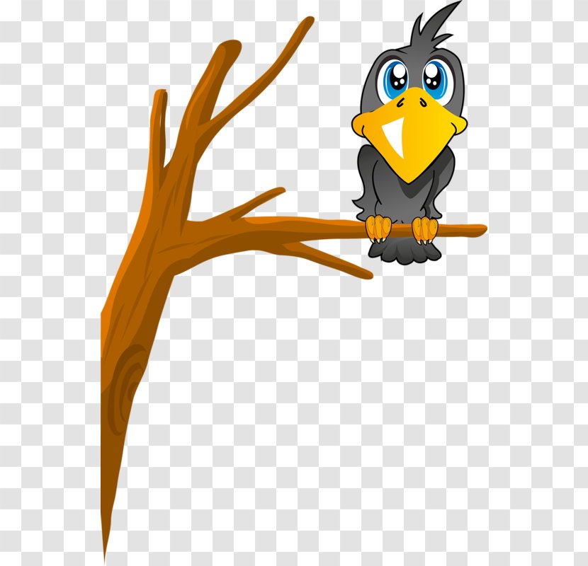 Bird Crows Clip Art - Wing - Branch Crow Transparent PNG