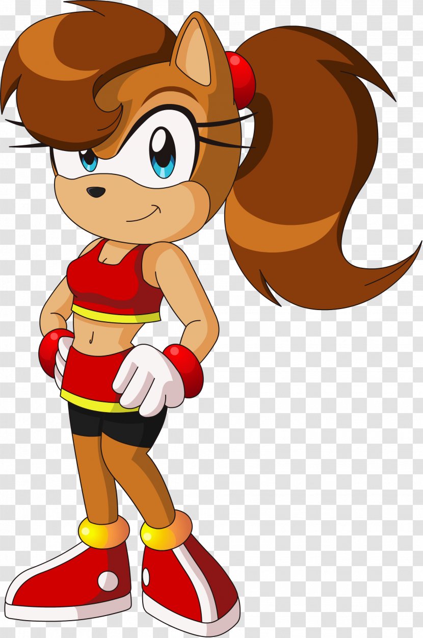 Sonia The Hedgehog Manic Sonic X-treme Princess Sally Acorn - Boxing Match Transparent PNG