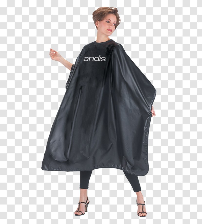 Cape Barber Hairstyle Cosmetologist Model - Outerwear Transparent PNG