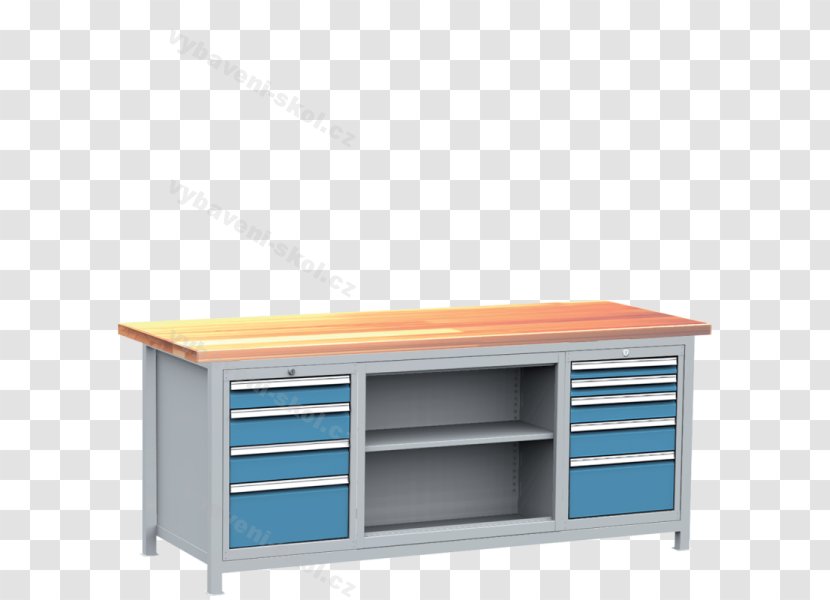Table Workbench Workshop Countertop Drawer - Furniture Transparent PNG