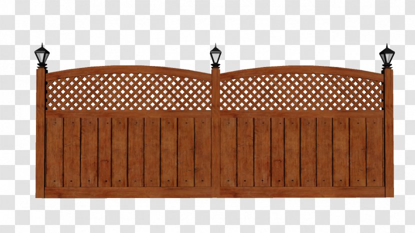 Picket Fence Wood Lighting - Stain Transparent PNG