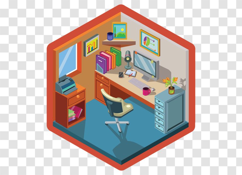 Office & Desk Chairs Isometric Projection Interior Design Services Graphic - Studio Transparent PNG