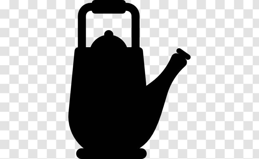 Black And White Kettle Silhouette - Drink Transparent PNG