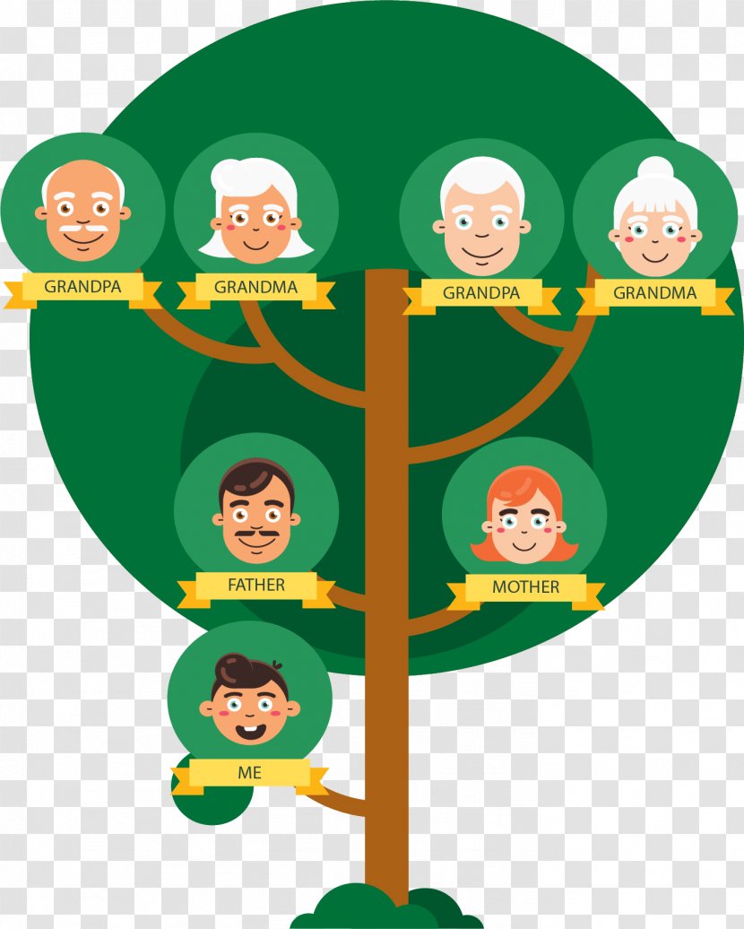 Family Tree - Structure - Dark Green Transparent PNG