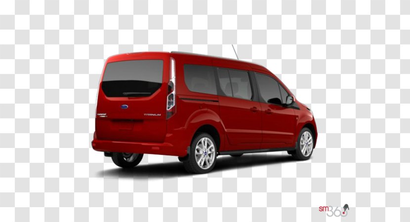Compact Van 2017 Ford Transit Connect Titanium Wagon Minivan Car Transparent PNG
