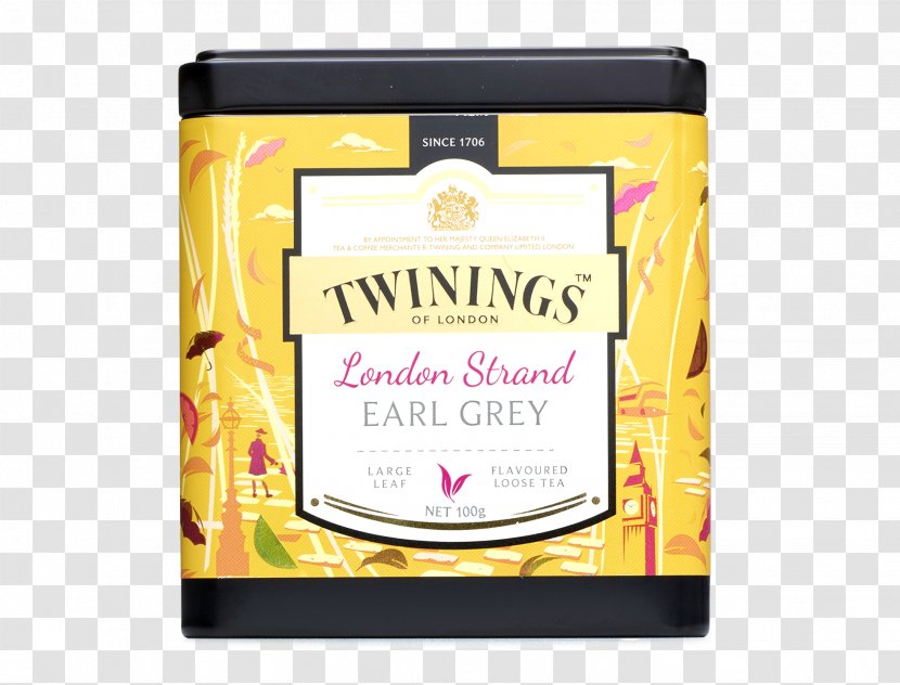 Earl Grey Tea Darjeeling Twinings Plant - Caddy Transparent PNG