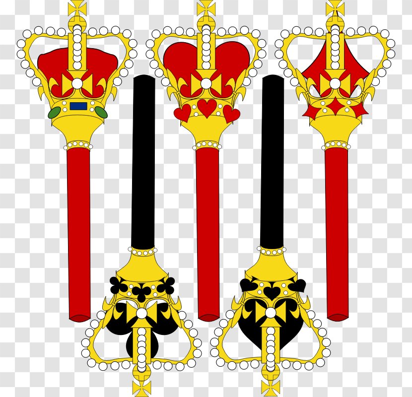 Sceptre King Monarch Clip Art - Crown - Playing Cards Clubs Transparent PNG