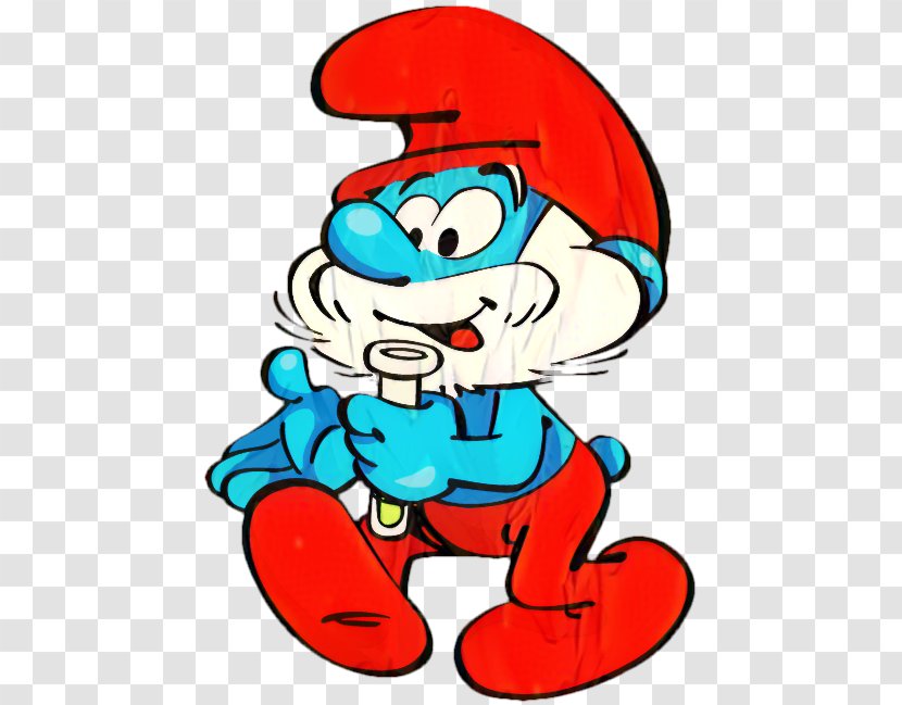 Farmer Cartoon - Smurf - Sticker Smile Transparent PNG