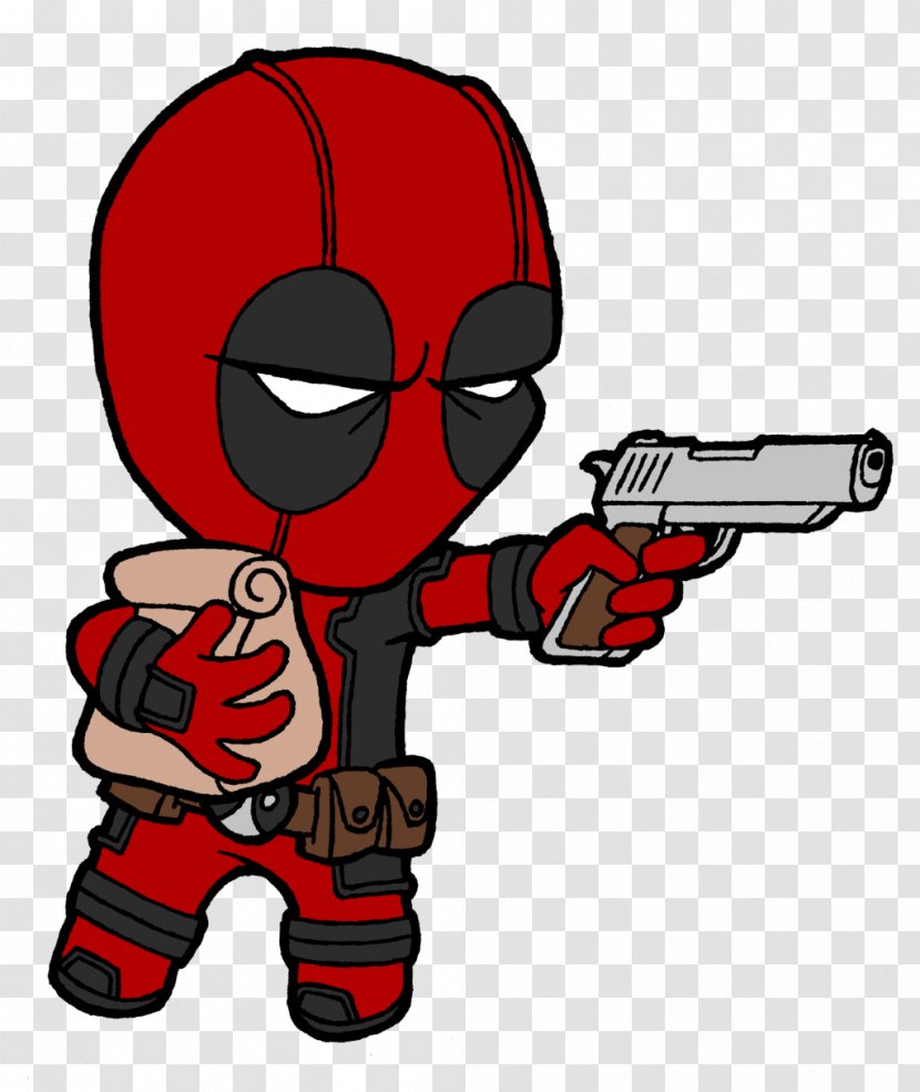 Rogue Taskmaster Deadpool T-shirt Art - Silhouette - Animated Cliparts Transparent PNG