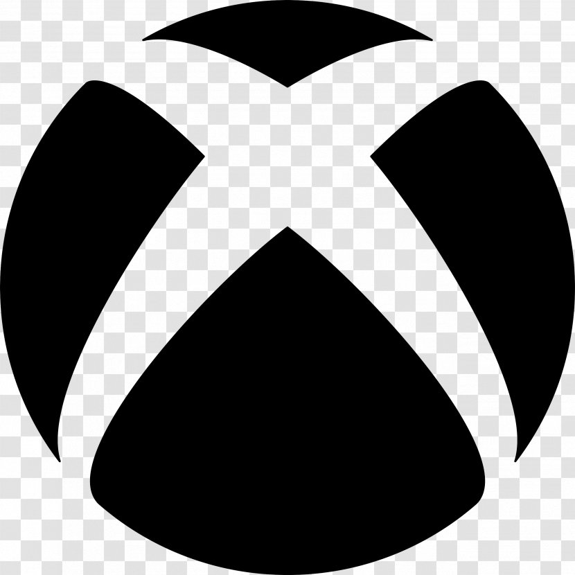 Xbox 360 Logo - Monochrome Transparent PNG
