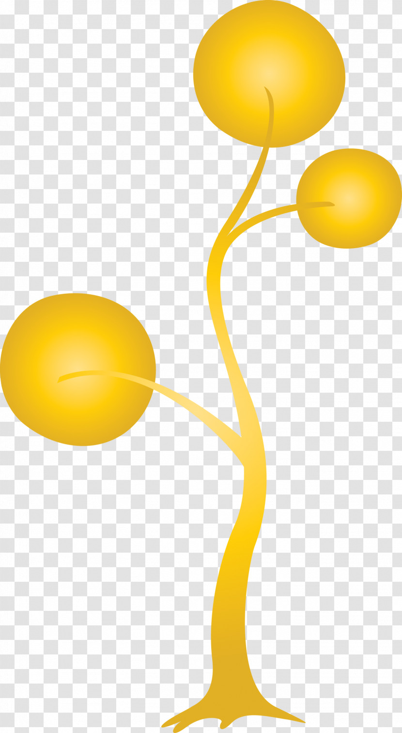 Yellow Balloon Smile Transparent PNG