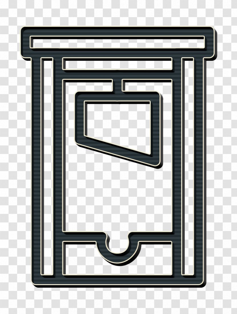 Guillotine Icon Halloween - Rectangle Transparent PNG