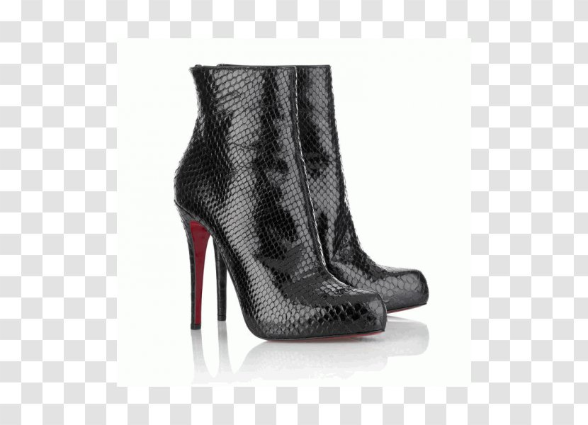 Fashion Boot Shoe Yves Saint Laurent - High Heeled Footwear - Louboutin Transparent PNG