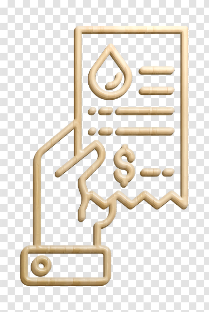 Water Icon Payment Icon Bill Icon Transparent PNG