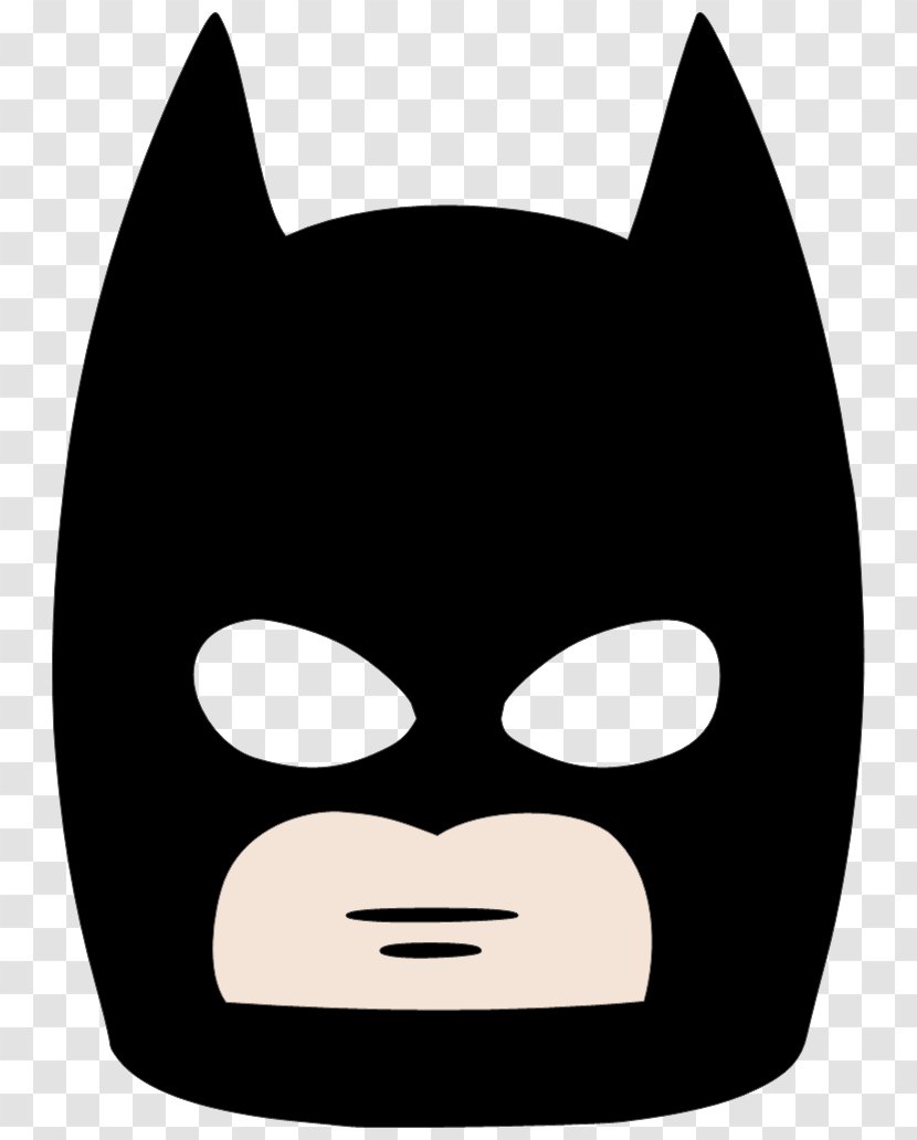 Batman Mask Clip Art - Head - Movie Cliparts Transparent PNG
