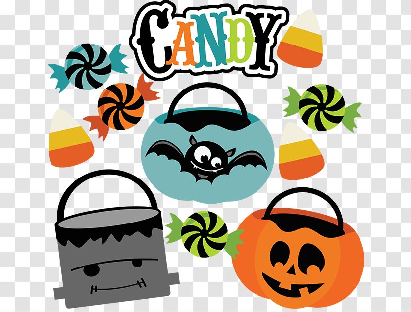 Candy Corn Halloween Scrapbooking Clip Art - Digital Transparent PNG