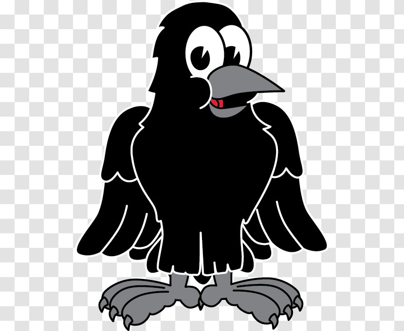 Clip Art Beak Black Cartoon Silhouette - Bird - Denver Little Raven Ink Transparent PNG