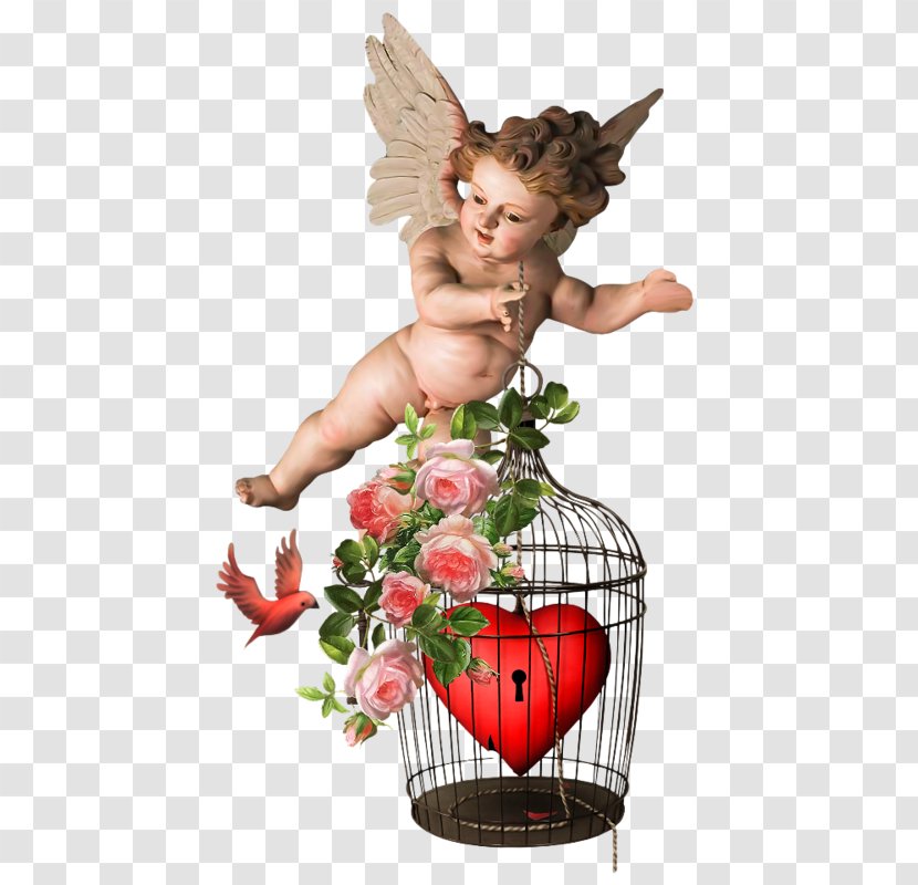 Cherub Angel Clip Art - Photoscape - Painted Flowers Transparent PNG