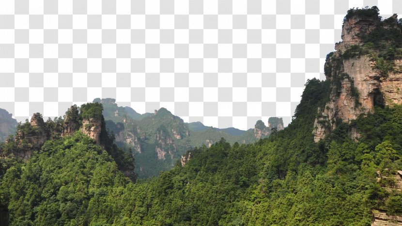 Zhangjiajie National Forest Park U5929u5b50u5c71u98a8u666fu533a Suoxiyu U067eu0627u0631u06a9 U062cu0646u06afu0644u06cc Wuling Mountains - Five Transparent PNG
