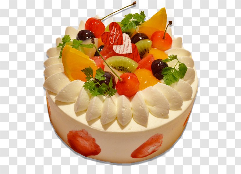 Fruitcake Bavarian Cream Pavlova Canapé Torte - Cake Transparent PNG