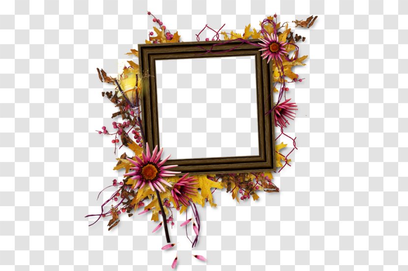 Picture Frames Floral Design - Season - Autumn Transparent PNG