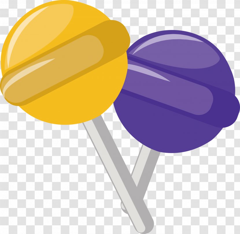 Lollipop Candy - Purple - Vector Transparent PNG
