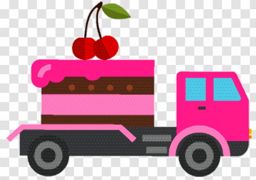 Pink Birthday Cake - Food - Magenta Car Transparent PNG